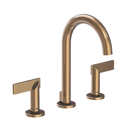 Newport Brass Widespread Lavatory Faucet in Antique Brass 2480-06